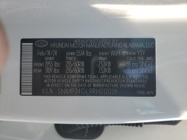 2024 HYUNDAI SANTA FE S 5NMP24GL9RH012029