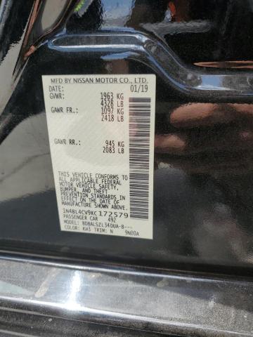 2019 NISSAN ALTIMA SR - 1N4BL4CV9KC172579