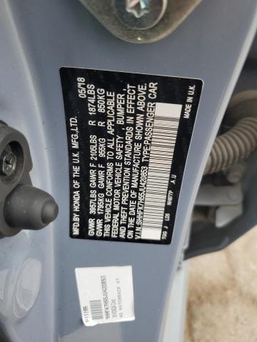 2018 HONDA CIVIC EX SHHFK7H55JU420853