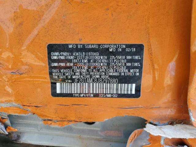2018 SUBARU CROSSTREK - JF2GTAMC8J8297880
