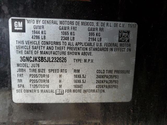 2018 CHEVROLET TRAX LS - 3GNCJKSB5JL232626