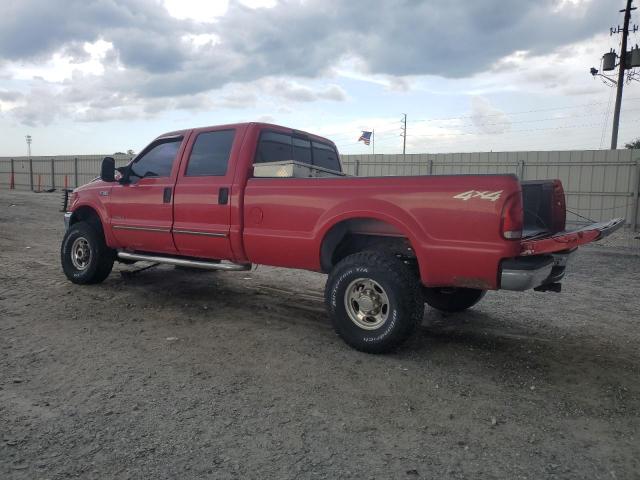 FORD F350 SRW S 2000 red  diesel 1FTSW31F2YED81361 photo #3