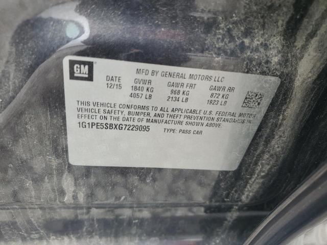 2016 CHEVROLET CRUZE LIMI 1G1PE5SBXG7229095