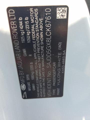 2020 JAGUAR F-TYPE SAJDD5GX8LCK67610