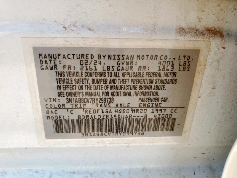 2024 NISSAN SENTRA SV - 3N1AB8CV7RY299738