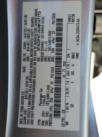 2018 FORD FIESTA S 3FADP4TJ9JM147172