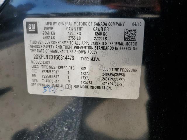 2016 GMC TERRAIN SL - 2GKFLNE31G6314473