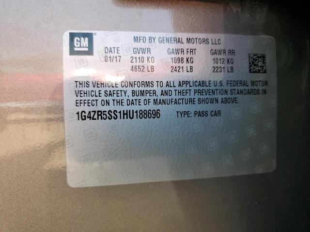 2017 BUICK LACROSSE P - 1G4ZR5SS1HU188696