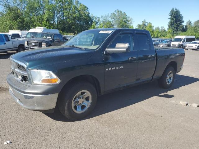DODGE RAM 1500 2011 green crew pic gas 1D7RV1GP3BS527836 photo #1
