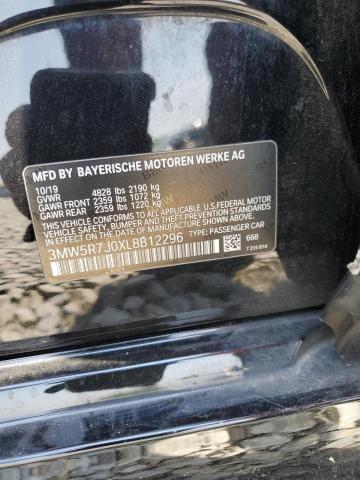 2020 BMW 330XI 3MW5R7J0XL8B12296