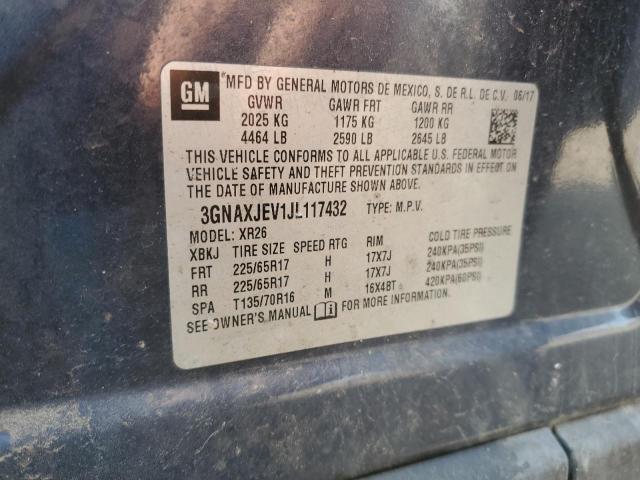 2018 CHEVROLET EQUINOX LT #3281557386