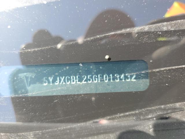 2016 TESLA MODEL X 5YJXCBE25GF013432
