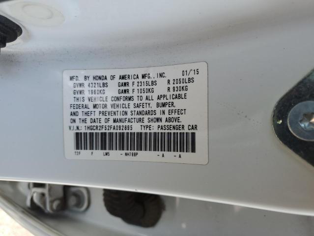 2015 HONDA ACCORD SPO - 1HGCR2F52FA092895