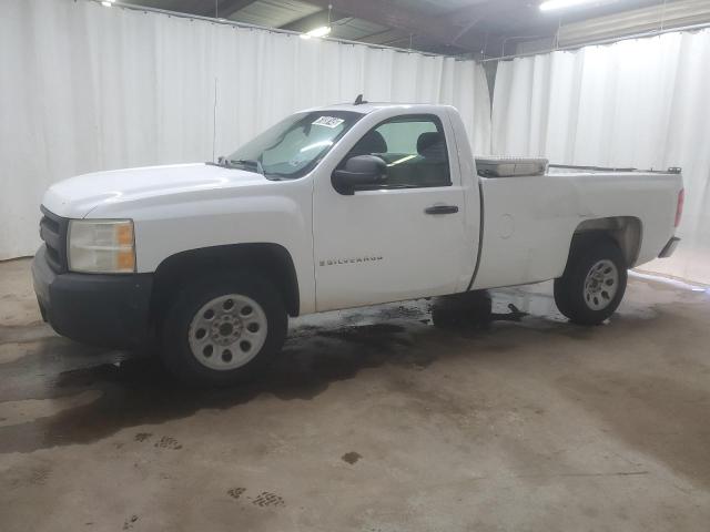 CHEVROLET SILVERADO 2008 white  gas 1GCEC14C68E100786 photo #1