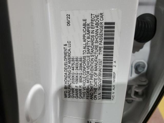 2022 HONDA ACCORD SPO 1HGCV2F39NA013327