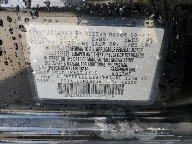 2020 NISSAN VERSA S - 3N1CN8DV1LL809214