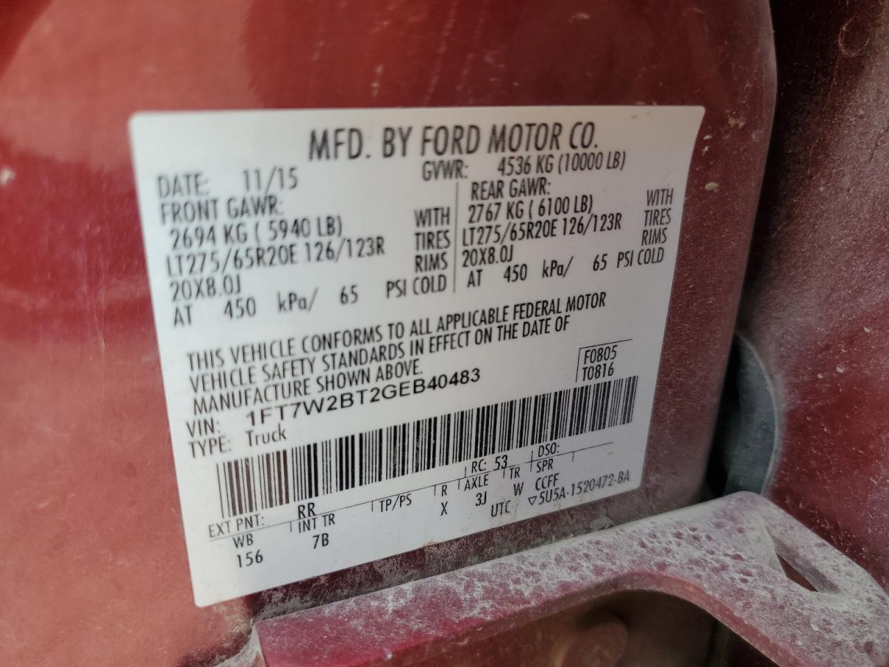 FORD F-250 SUPER DUTY