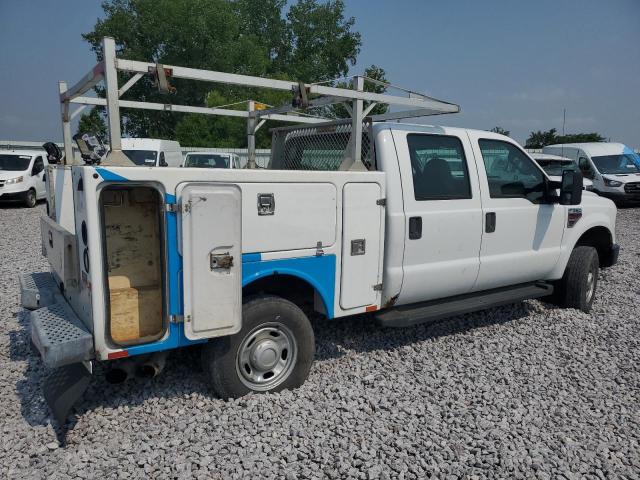 FORD F350 SRW S 2008 white crew pic diesel 1FTWW31R28EE12930 photo #4