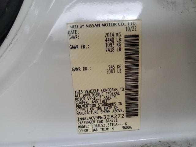 2023 NISSAN ALTIMA SR 1N4AL4CV9PN328272