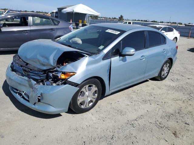 Vin: jhmfb4f25cs006551, lot: 62108265, honda civic hybrid 2012 img_1