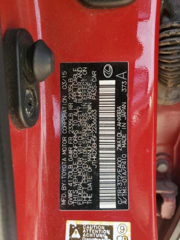 2015 LEXUS CT 200 JTHKD5BH5F2236653
