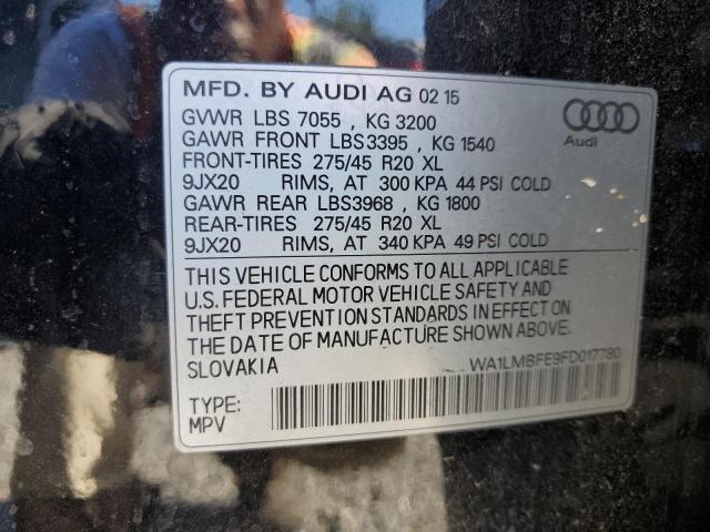 2015 AUDI Q7 TDI PRE - WA1LMBFE9FD017780