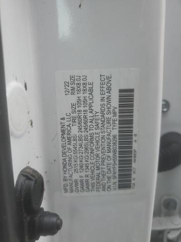 2022 HONDA PILOT EXL - 5FNYF5H55NB038296