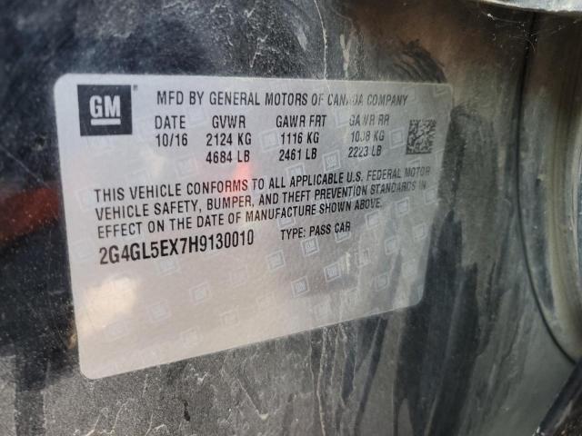 2017 BUICK REGAL SPOR 2G4GL5EX7H9130010