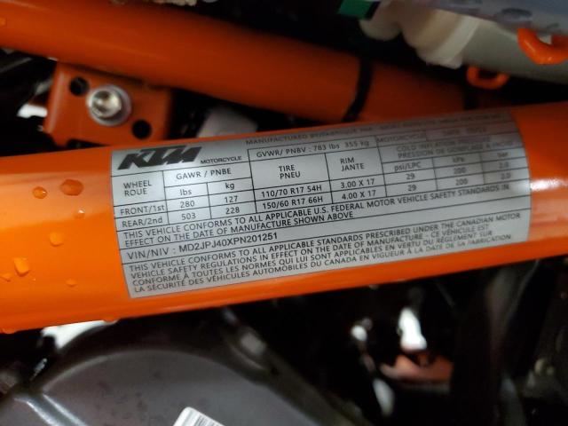 2023 KTM 390 DUKE MD2JPJ40XPN201251