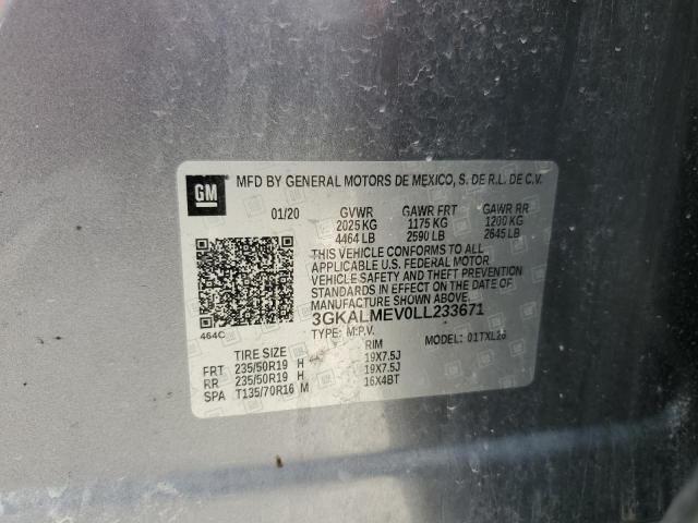 2020 GMC TERRAIN SL - 3GKALMEV0LL233671
