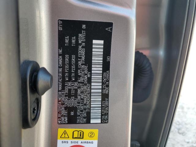 2017 LEXUS RX 350 BAS - 2T2BZMCA5HC108427