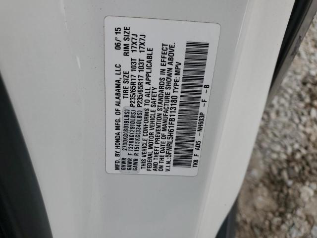 2015 HONDA ODYSSEY EX 5FNRL5H61FB113180