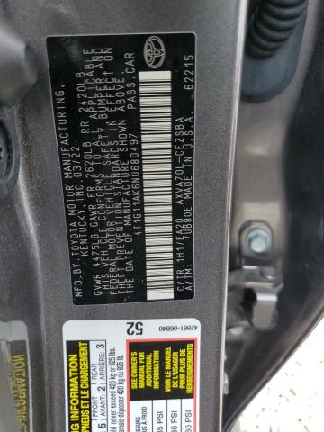 2022 TOYOTA CAMRY SE - 4T1G11AK6NU680497