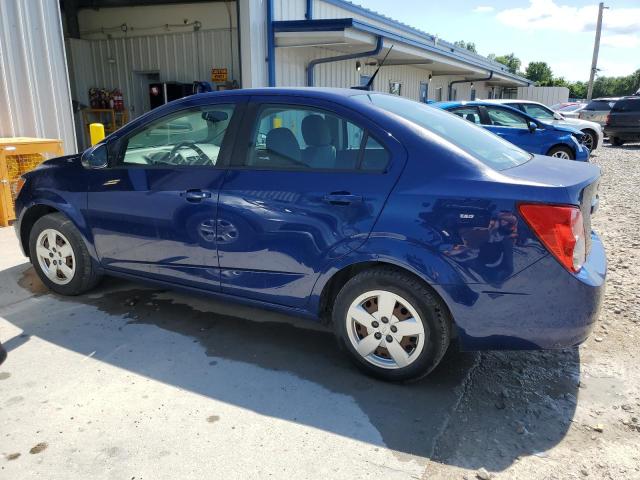CHEVROLET SONIC LS 2014 blue sedan 4d gas 1G1JA5SH4E4135170 photo #3