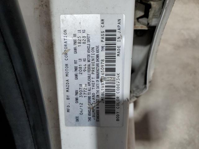 2012 MAZDA 3 I - JM1BL1V87C1650978