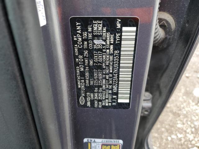 2019 HYUNDAI TUCSON SE KM8J23A47KU933578