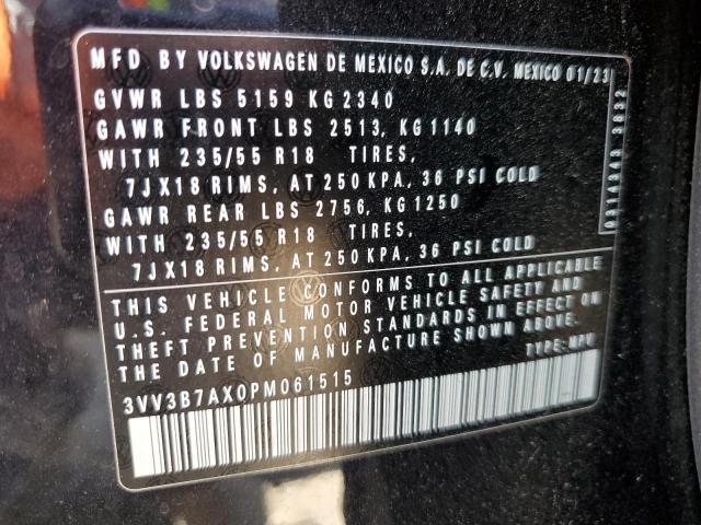 2023 VOLKSWAGEN TIGUAN SE - 3VV3B7AX0PM061515