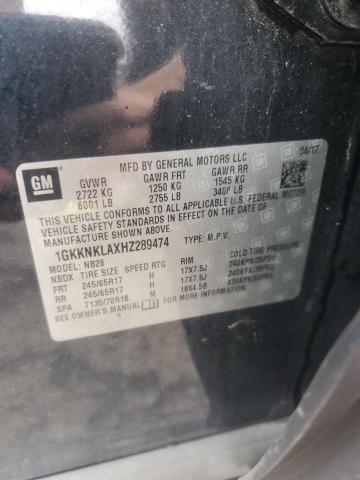 2017 GMC ACADIA SLE 1GKKNKLAXHZ289474