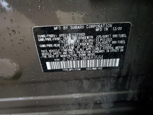 2021 SUBARU FORESTER P - JF2SKAFC5MH483584