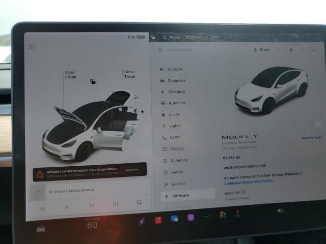 2021 TESLA MODEL Y - 5YJYGDEE4MF152686
