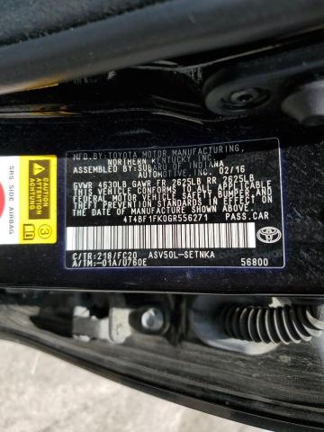 2016 TOYOTA CAMRY LE - 4T4BF1FK0GR556271