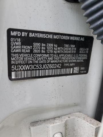 2018 BMW X4 XDRIVE2 5UXXW3C53J0Z60242