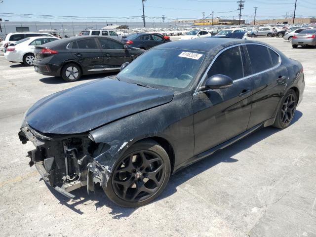 ALFA ROMEO GIULIA 2019 black  gas ZARFAMAN9K7621410 photo #1