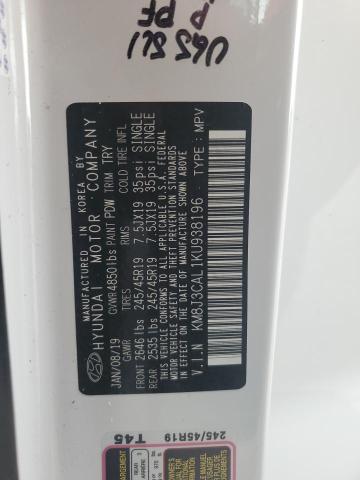 2019 HYUNDAI TUCSON LIM KM8J3CAL1KU938196