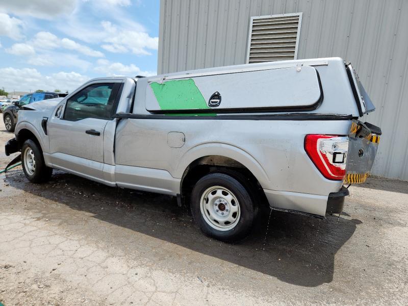 FORD F150 2021 silver  gas 1FTMF1C53MKE06085 photo #3