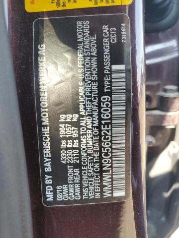 2016 MINI COOPER S C WMWLN9C56G2E16059