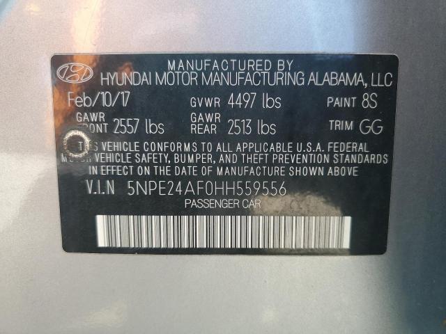 2017 HYUNDAI SONATA SE - 5NPE24AF0HH559556