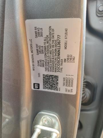 2022 CHEVROLET COLORADO L - 1GCGSCEN6N1136777