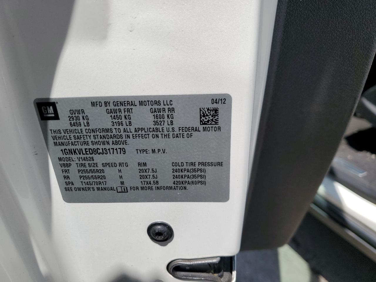 CHEVROLET TRAVERSE LTZ