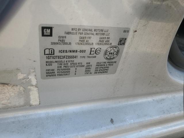 2015 GMC SIERRA K15 1GTV2TEC3FZ356841